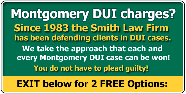 Defending clients from Alabama and across the USA charged with a Montgomery Alabama DUI since 1983